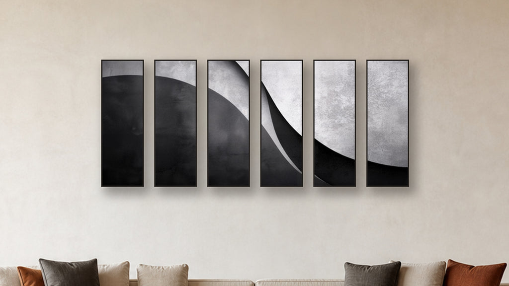 Polar HEXAD 12x36 accurately scaled living-room mockup