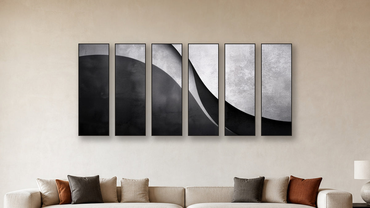 Polar HEXAD 16x48 accurately scaled living-room mockup