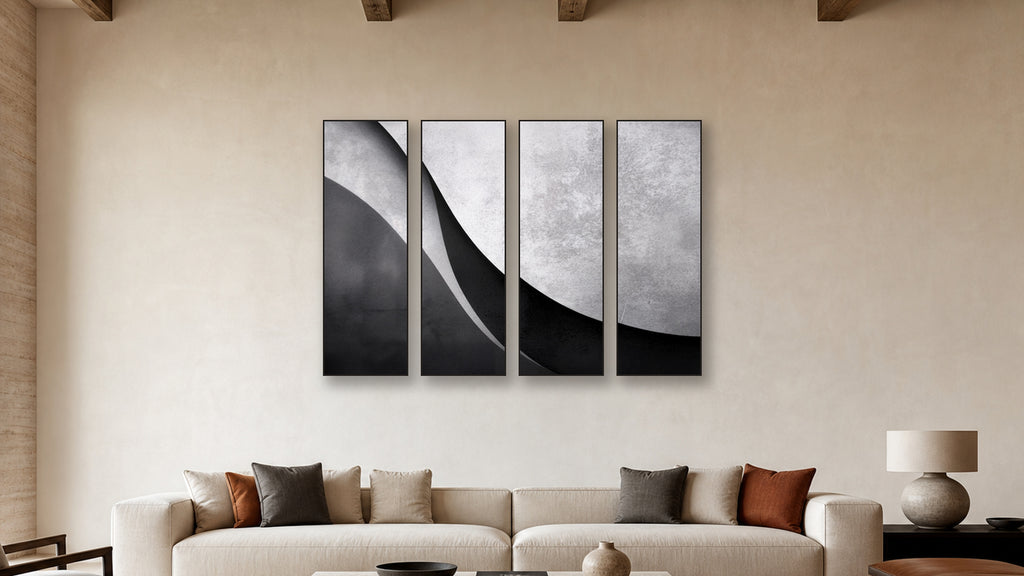 Polar TETRAD 20x60 accurately scaled living-room mockup