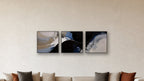 Reduction Three-Square Display — CANVAS NONE 24x24