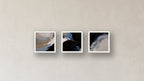 Reduction Three-Square Display — FRAMED PAPER WHITE 12x12