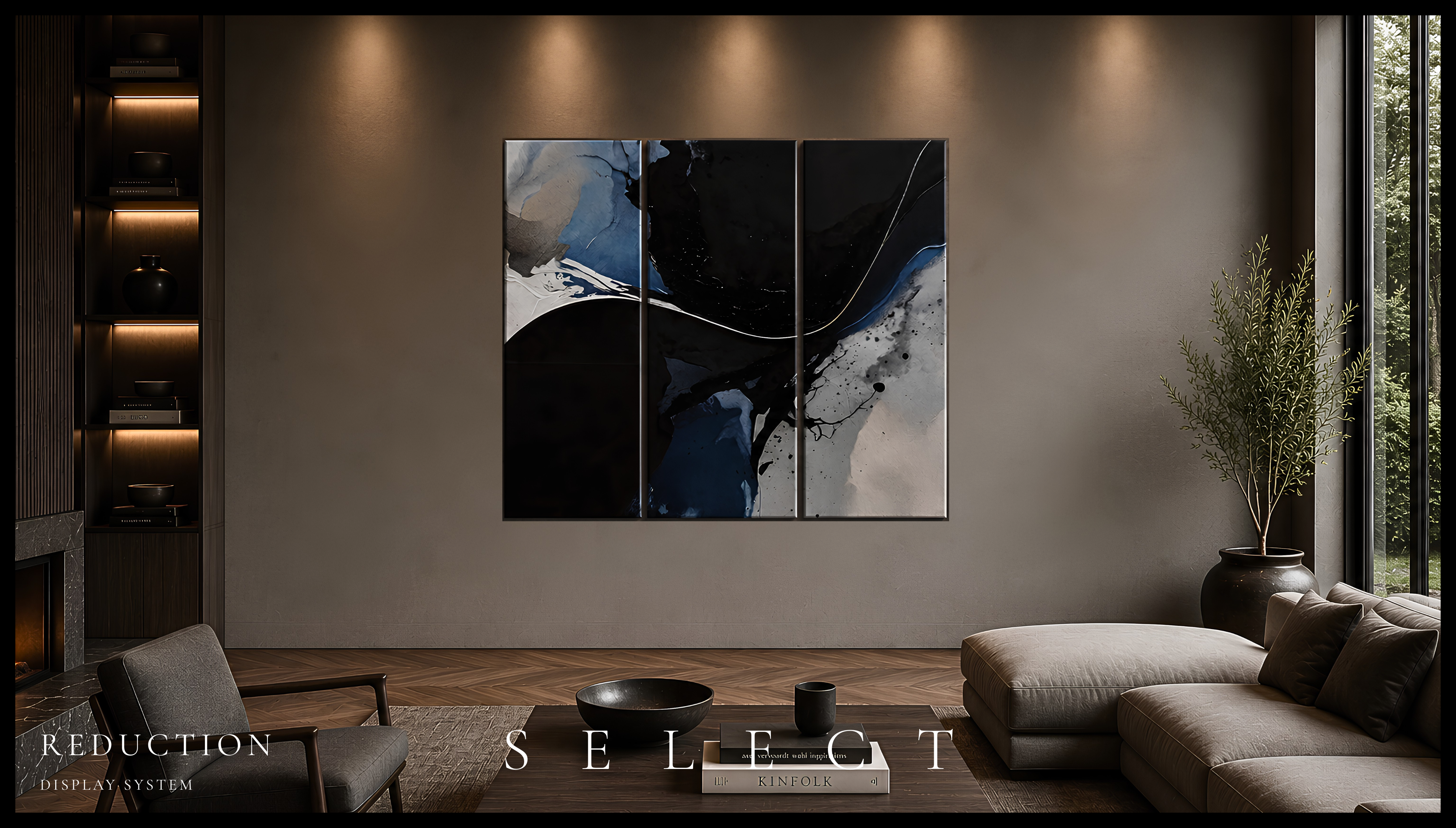 Reduction | Canvas 3-Panel Triptych