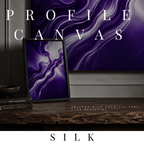 Silk thin canvas print shown in product view in 8 x 10 inch universal size