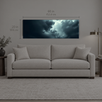 SLATE 317 | Canvas — size reference, 60 W × 20 H inches — B Quiet