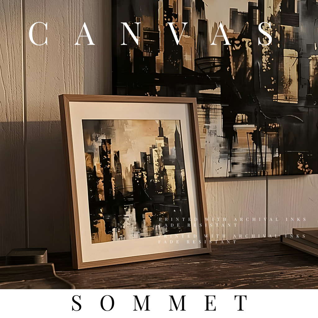 Sommet canvas skyline shown in product view in 10 x 20 inch universal size