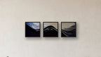 Sublimation Three-Square Display — FRAMED CANVAS BLACK 16x16
