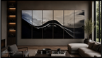 Sublimation Canvas 6-Panel Hexad I–VI complete multi-panel canvas display