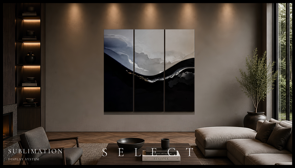 Sublimation Canvas 3-Panel Triptych I–III complete multi-panel canvas display