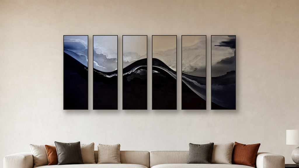 Sublimation HEXAD 16x48 accurately scaled living-room mockup