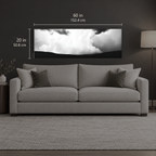TEMPEST 255 | Canvas — size reference, 60 W × 20 H inches — B Quiet