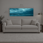 Tideline 422 | Canvas — size reference, 60 W × 20 H inches — B Quiet