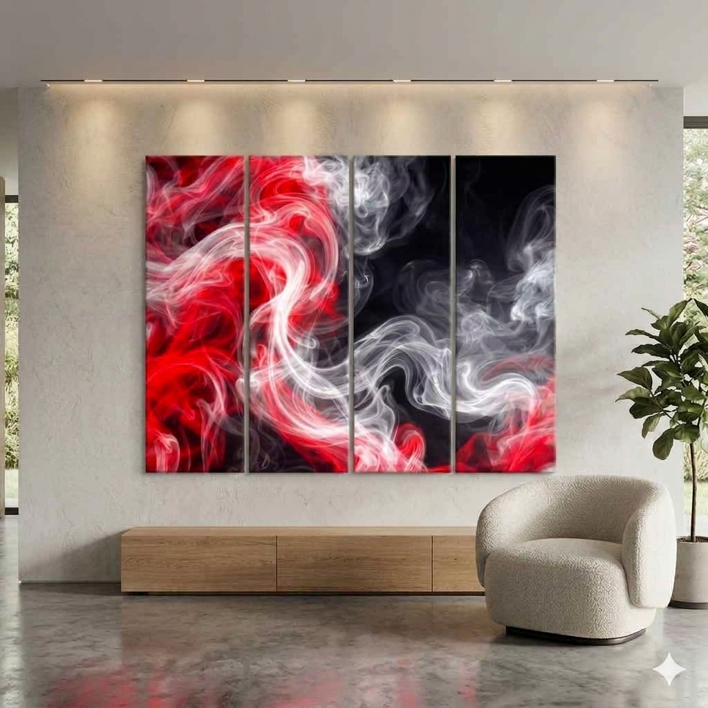 Charged bundle tetrad 2 shown in product view in 12 x 36 inch large size