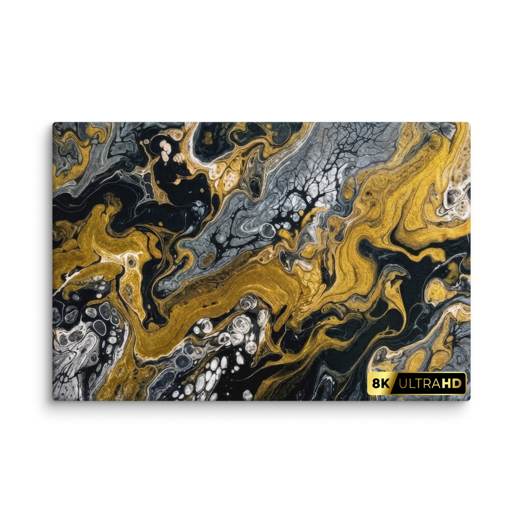 Aurum wall art product image as a canvas print in 12 x 18 inch universal size