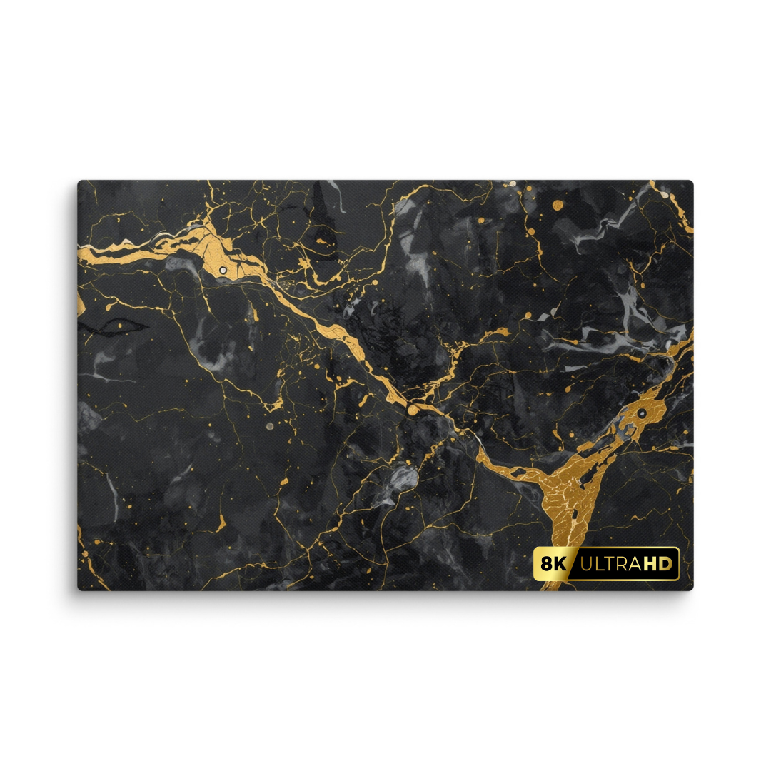 Midas canvas print shown in product view in 6 x 6 inch universal size