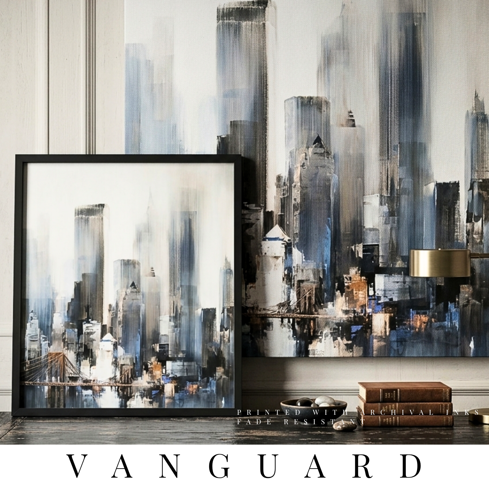 Vanguard thin canvas skyline shown in product view in 12 x 16 inch universal size