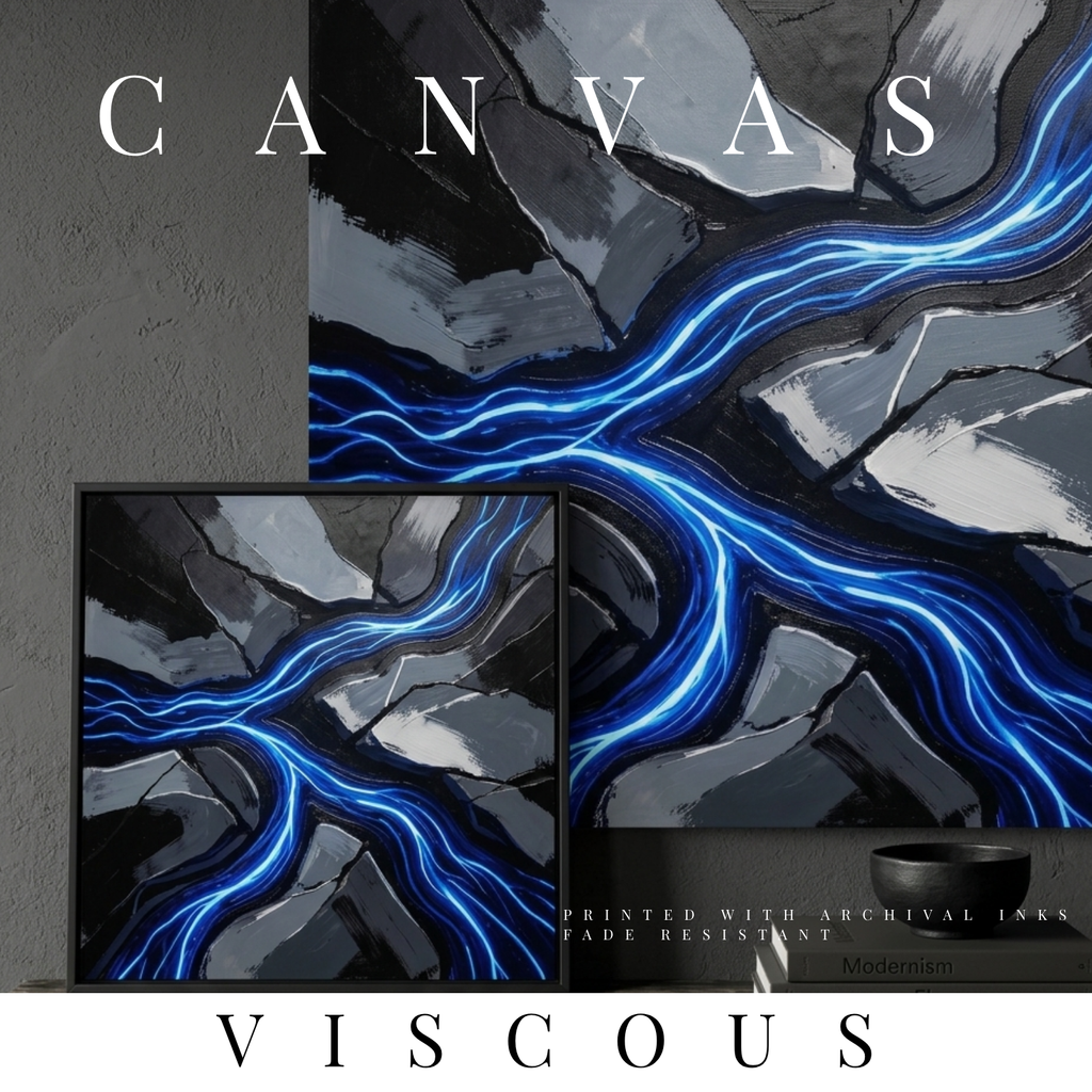 Viscous canvas print shown in product view in 10 x 20 inch universal size