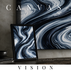 Vision canvas print shown in product view in 10 x 20 inch universal size