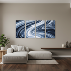 Vortex bundle tetrad 3 4-panel signature shown in product view in 12 x 24 inch universal size