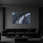 Vortex wall art product image as a bundle triptych 1 3-panel signature in 16 x 32 inch large size