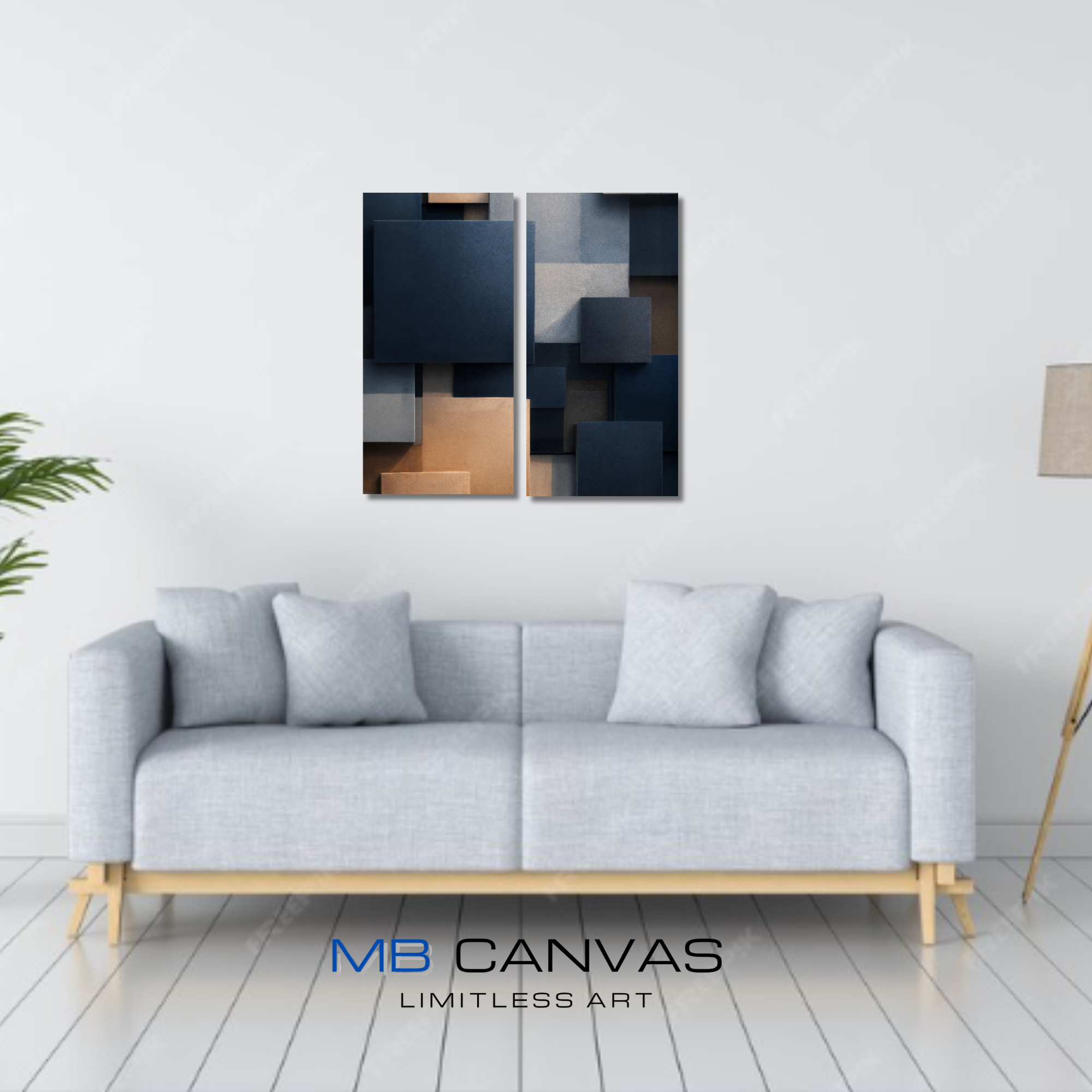 Monolith bundle meridian 2 shown in wall display view in 10 x 20 inch universal size