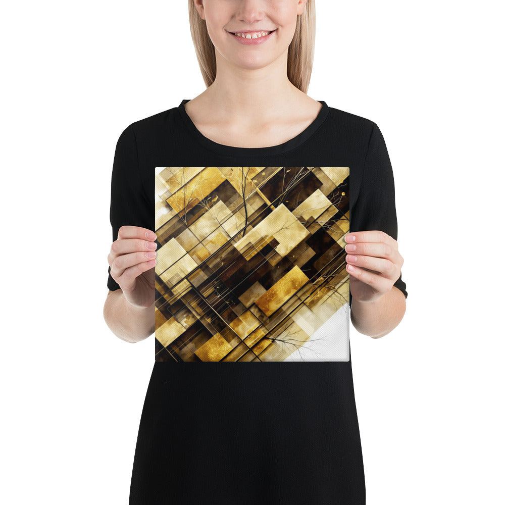 Helios wall art product image as a framed canvas print in 8 x 8 inch universal size