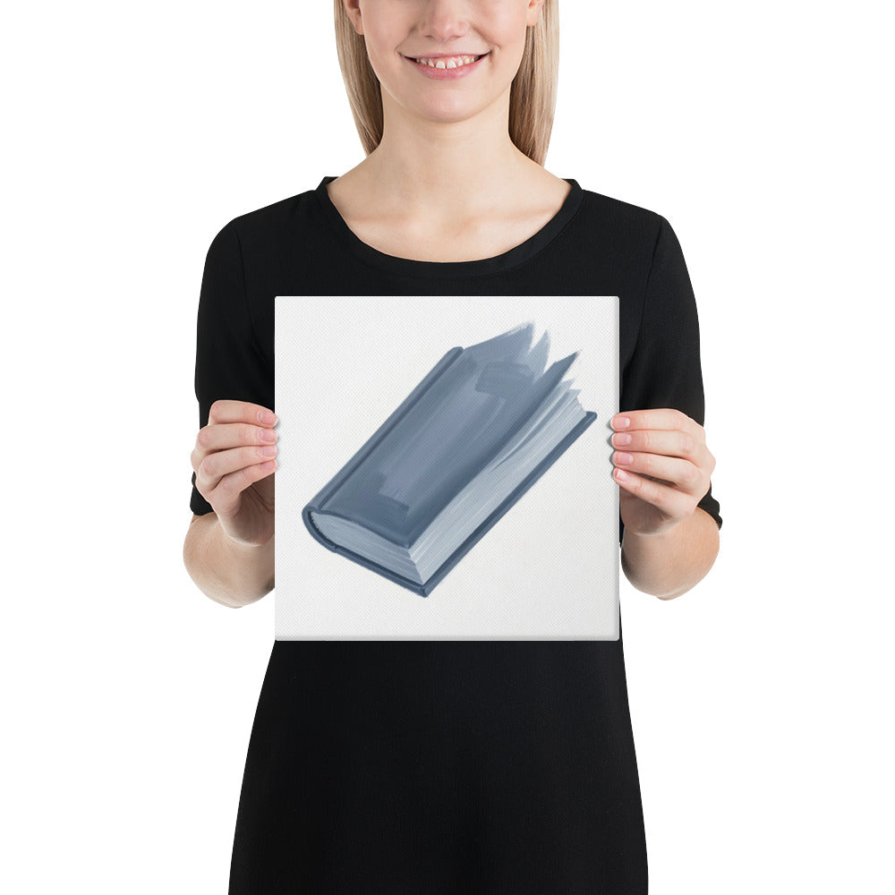 Slate XII canvas print wall display image in 12 x 12 inch universal size