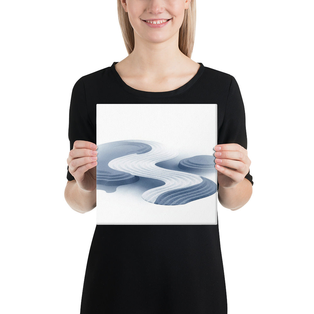 Slate XIII canvas print wall display image in 12 x 12 inch universal size