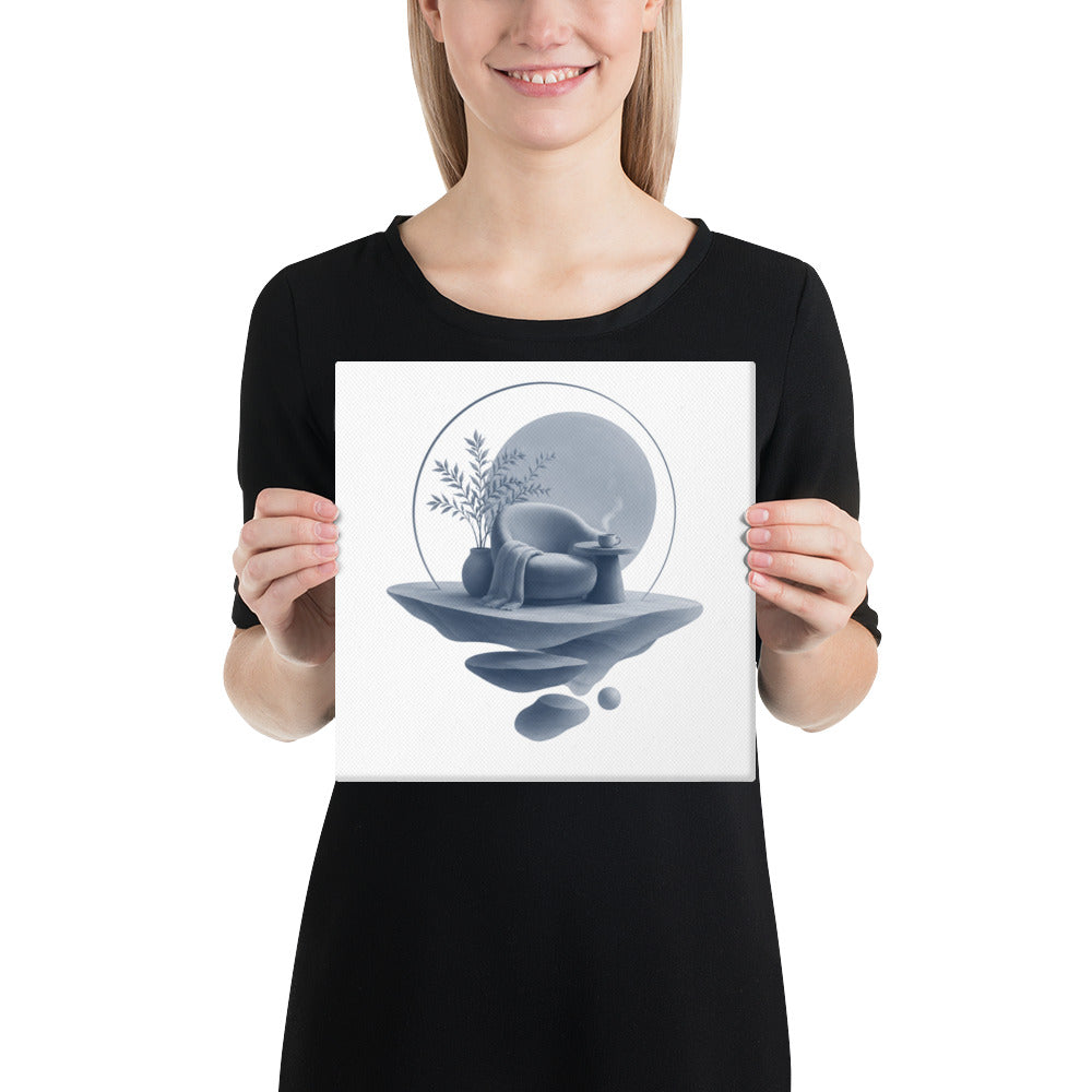 Slate XIV canvas print wall display image in 12 x 12 inch universal size