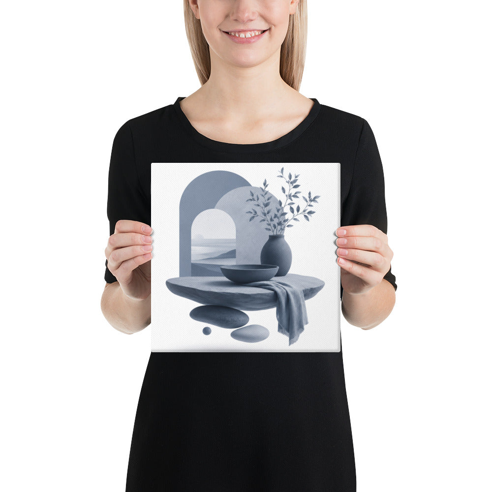 Slate XV canvas print wall display image in 12 x 12 inch universal size