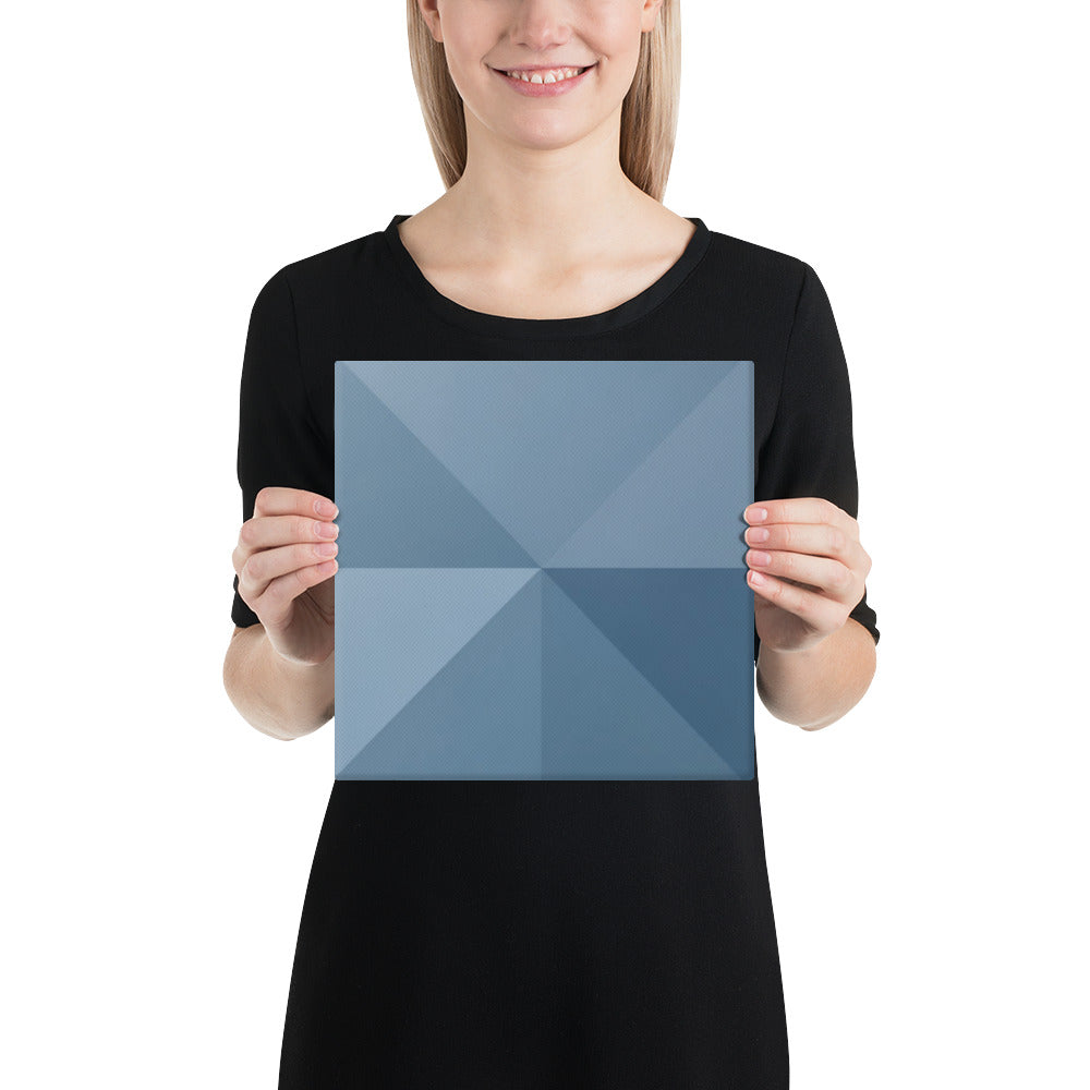 Slate XVIII canvas print wall display image in 12 x 12 inch universal size