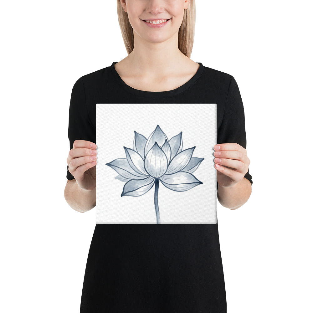 Slate XIX canvas print wall display image in 12 x 12 inch universal size