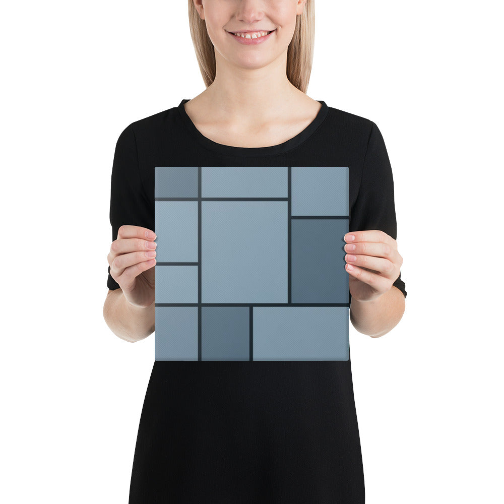 Slate XXIX wall art product image as a canvas print in 8 x 8 inch universal size
