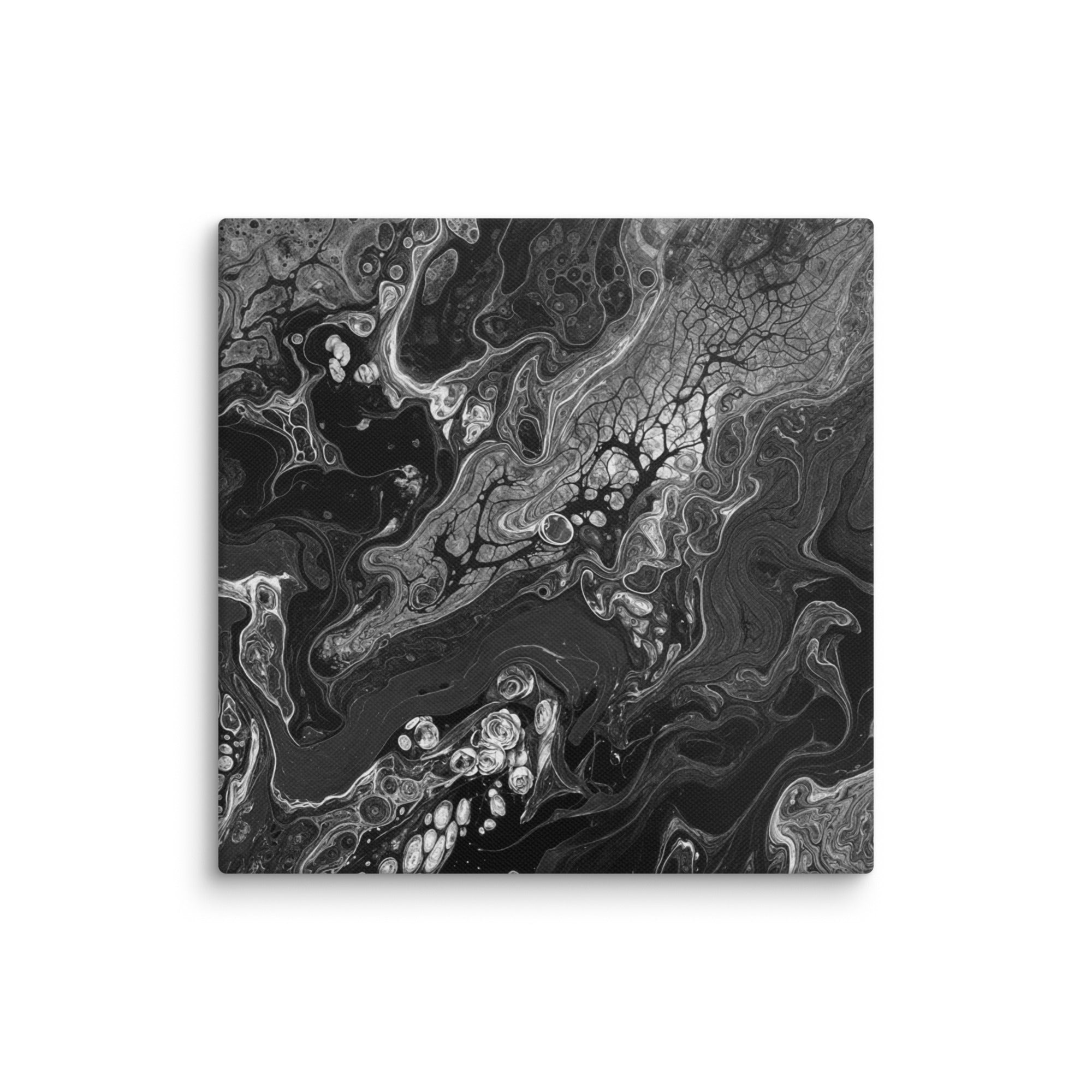 Dark Matter wall art product image as a canvas print in 8 x 8 inch universal size