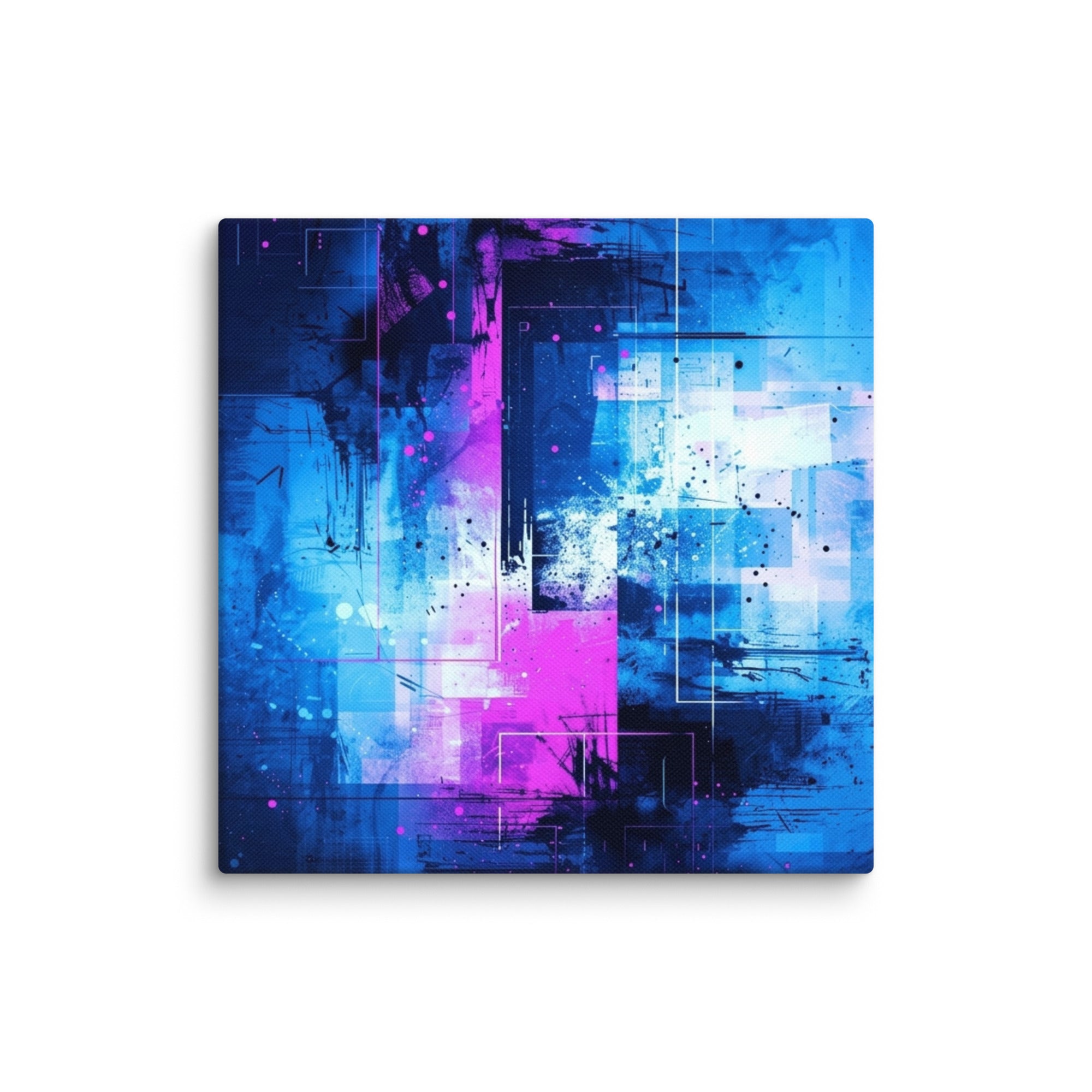 Canvas 'Neon wall art product image as a wall art in 8 x 8 inch universal size