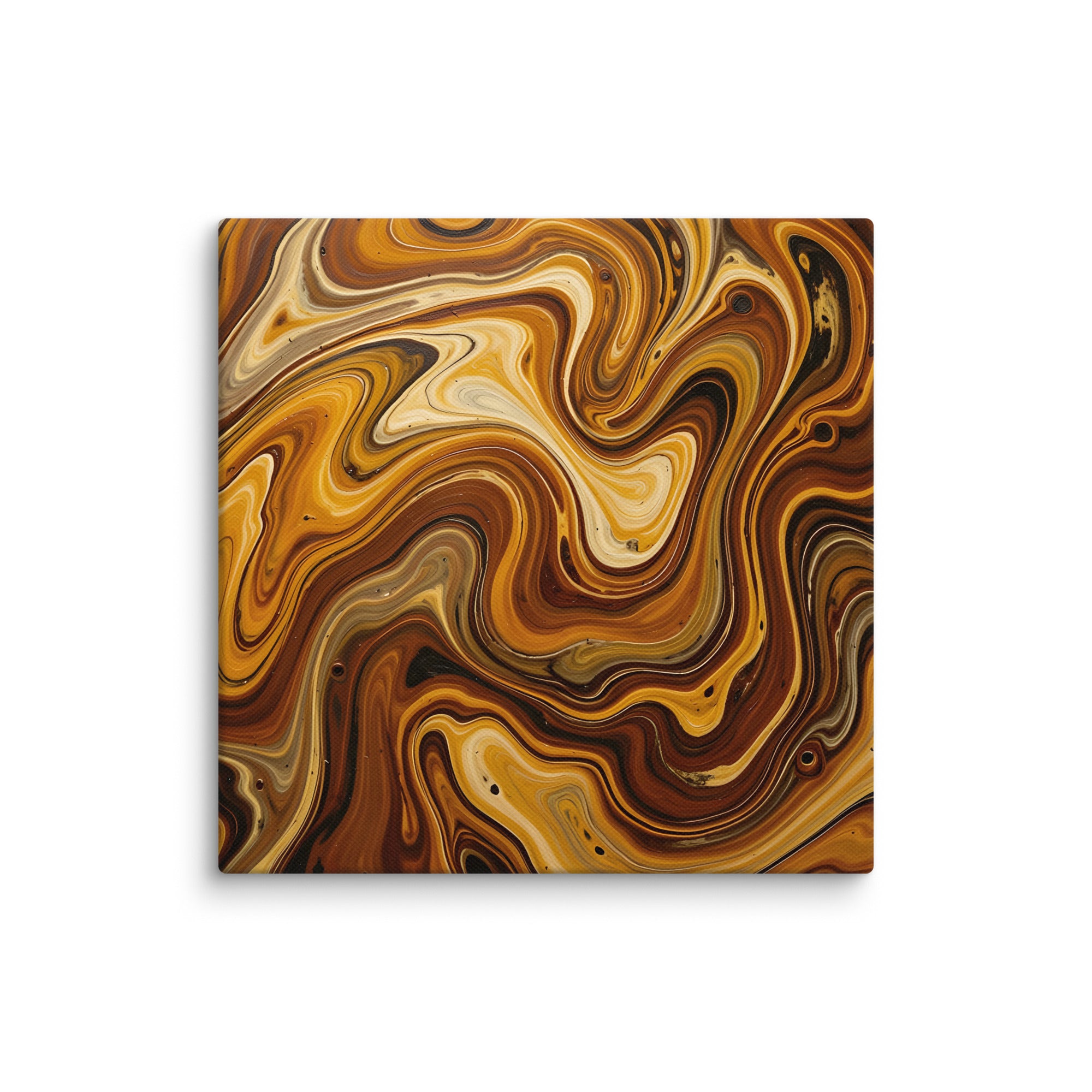 Molten Earth wall art product image as a canvas print in 8 x 8 inch universal size