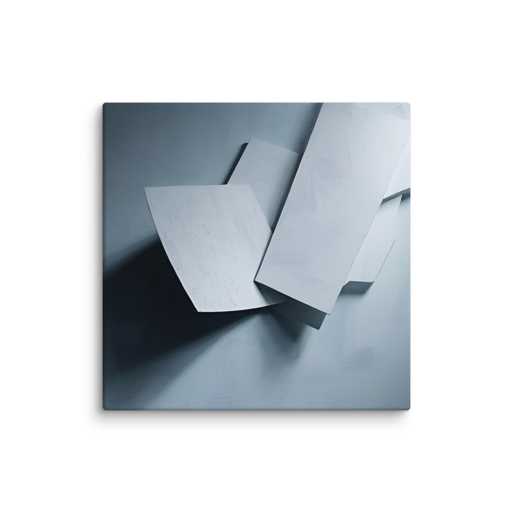 Silhouette wall art product image as a canvas print in 8 x 8 inch universal size