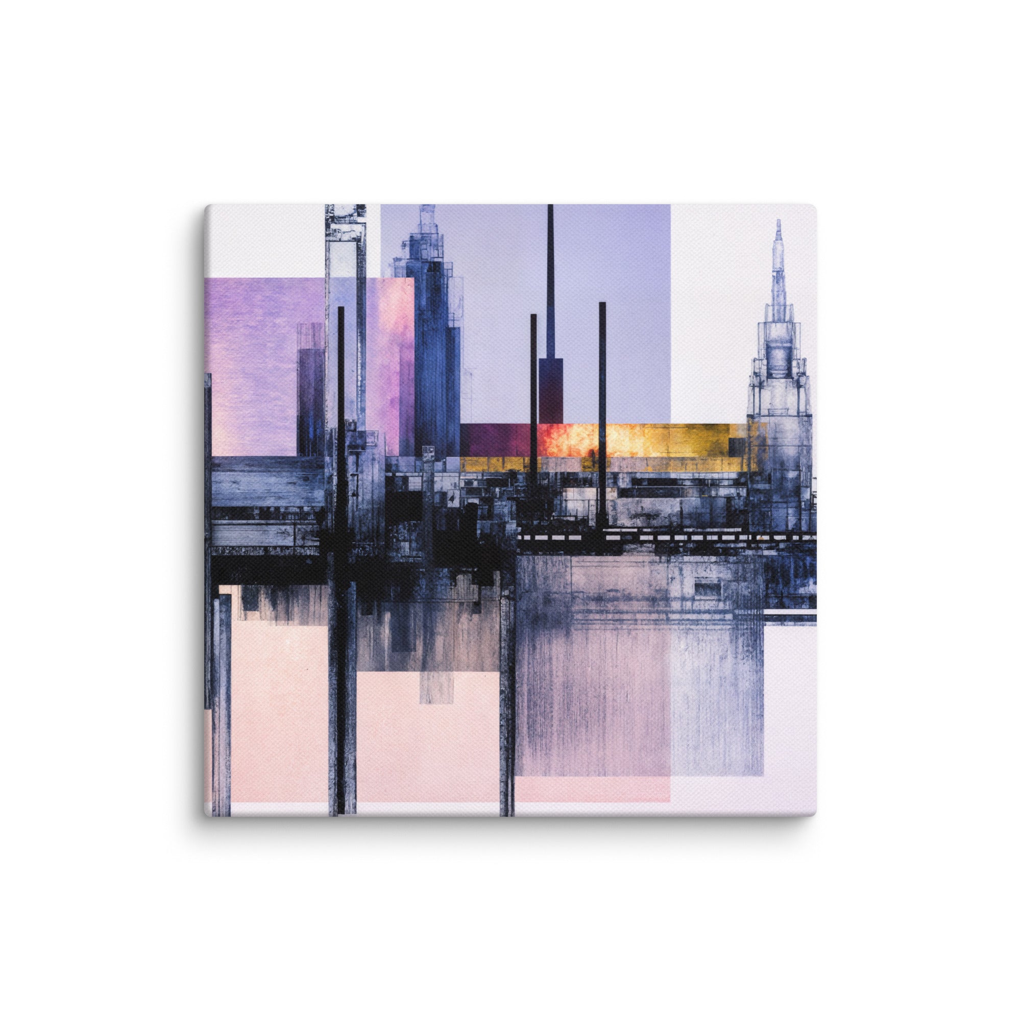 Escapes wall art product image as a canvas print in 8 x 8 inch universal size