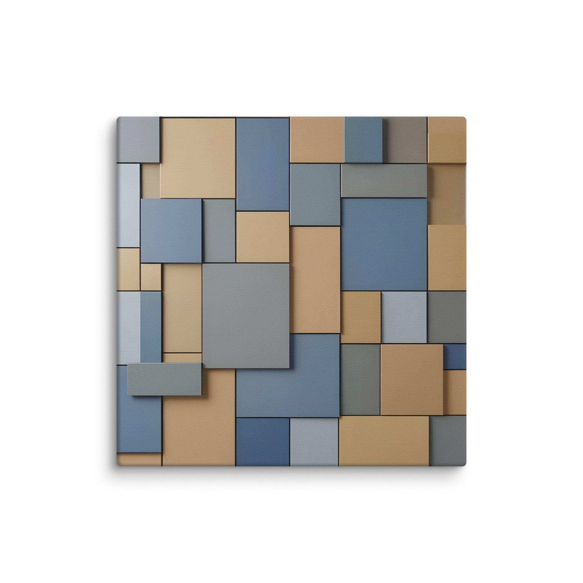 Agate wall art product image as a canvas print in 8 x 8 inch universal size