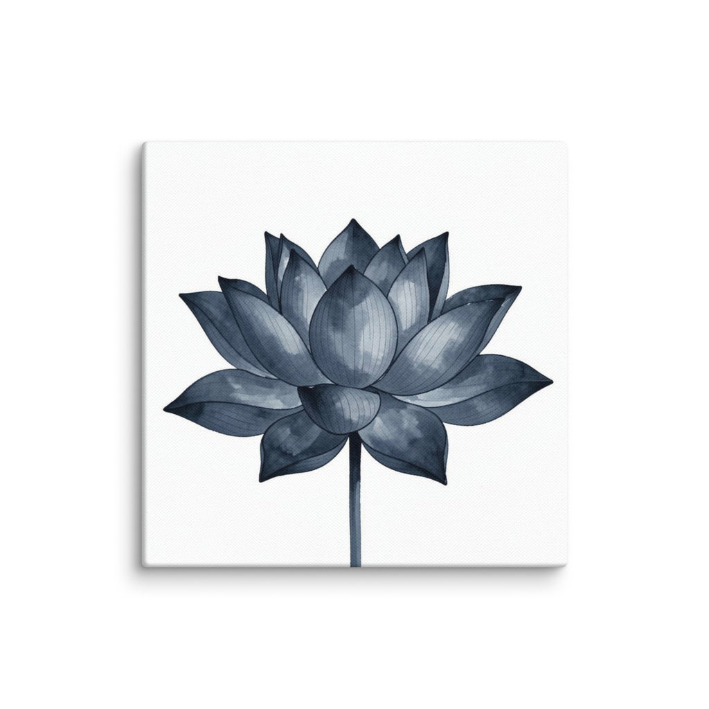 Slate V canvas print with product details shown