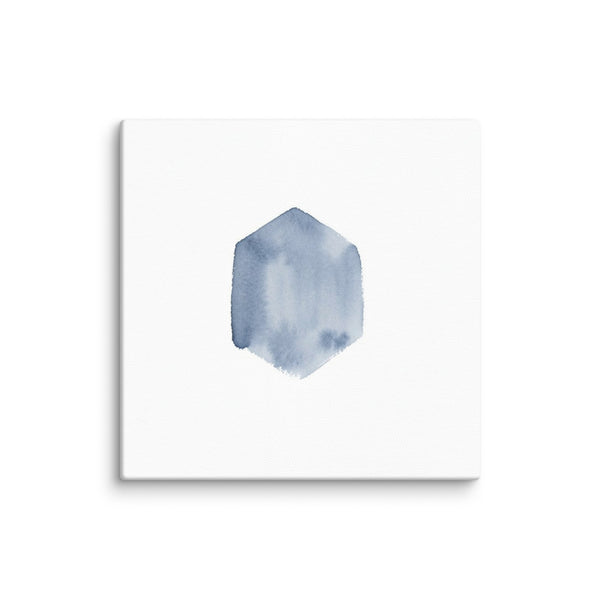 Slate XXXI canvas print shown in wall display view in 6 x 6 inch universal size