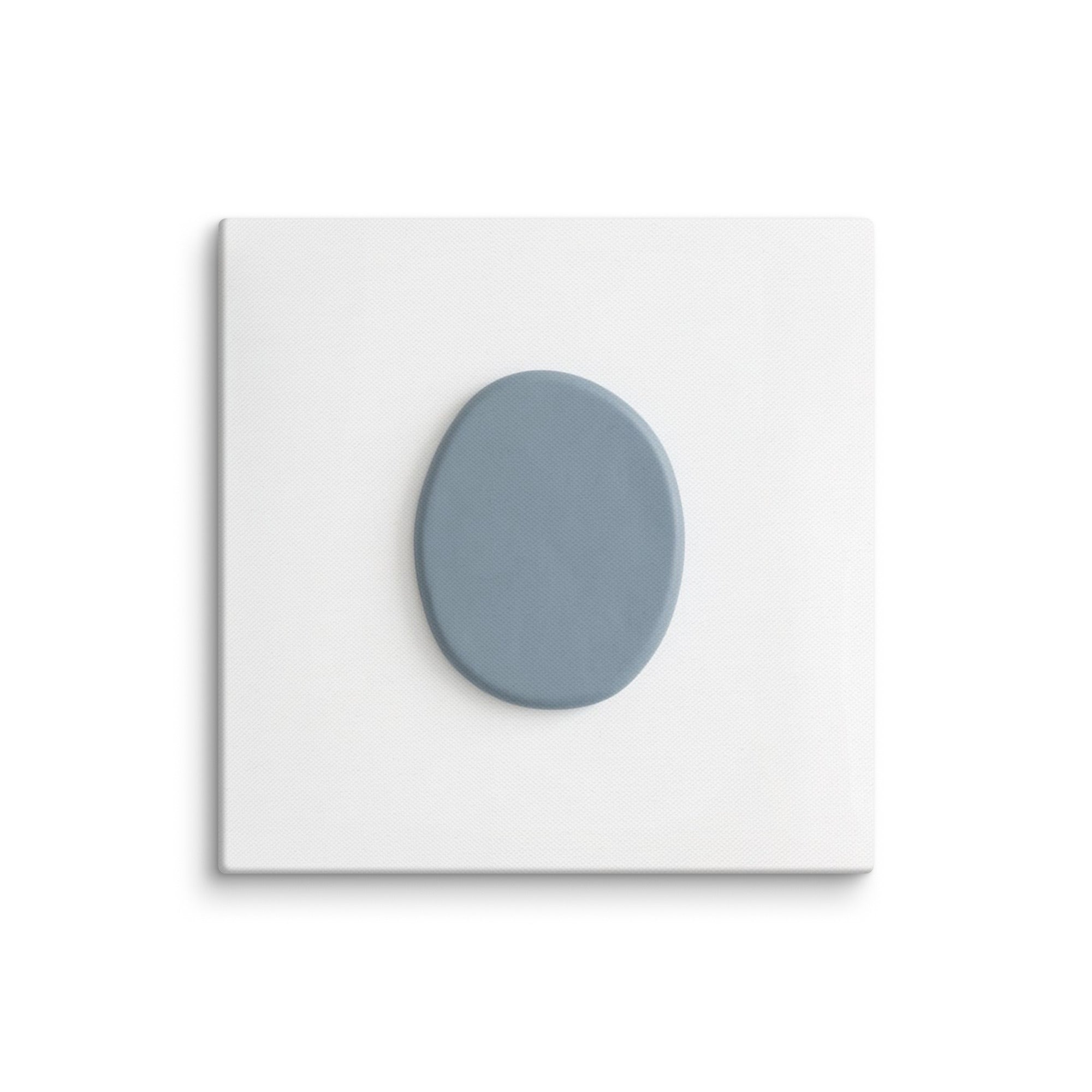 Slate XXXIII canvas print shown in wall display view in 6 x 6 inch universal size