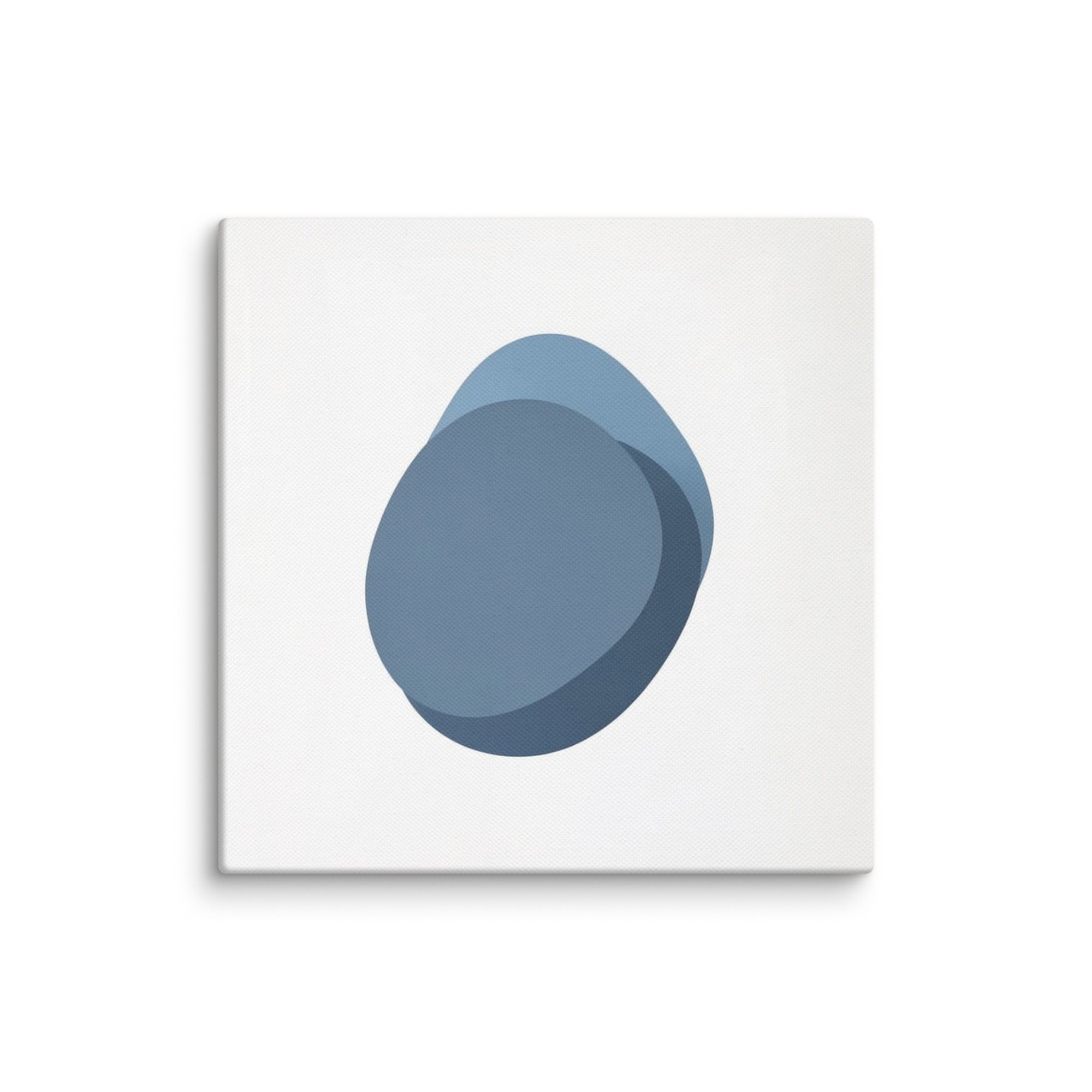 Slate XXXV canvas print shown in wall display view in 6 x 6 inch universal size