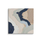 Marl canvas artwork with pale stone and soft clay tones with subtle visual texture, shown on white.