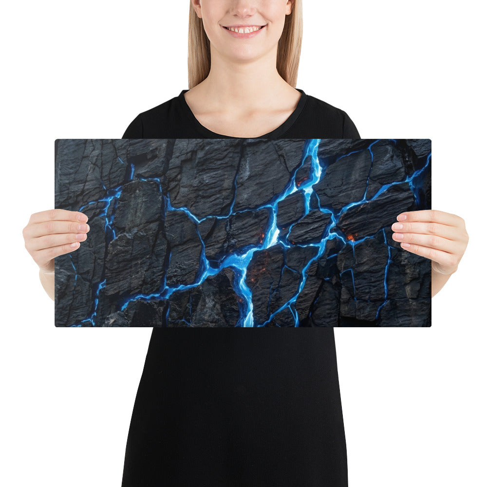 Effusions wall art product image as a canvas print in 10 x 20 inch universal size