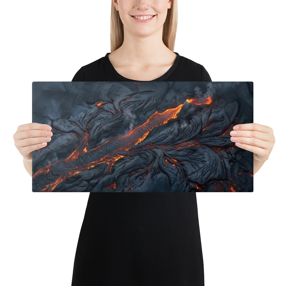 Molten canvas print front-facing product image in 12 x 12 inch universal size