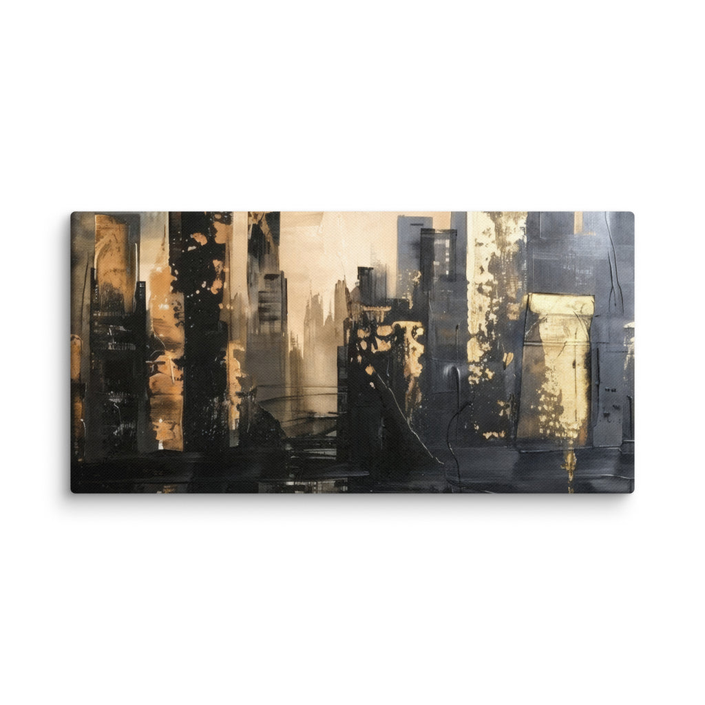 Sommet wall art product image as a canvas skyline in 11 x 14 inch universal size