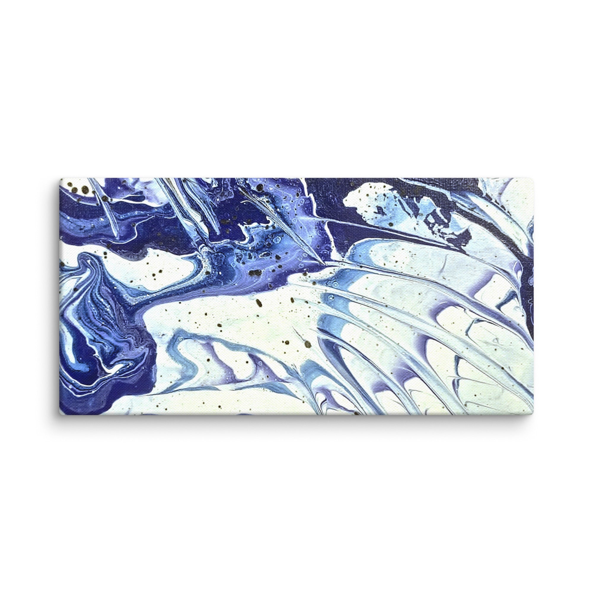 Cobalt wall art product image as a canvas print in 11 x 14 inch universal size