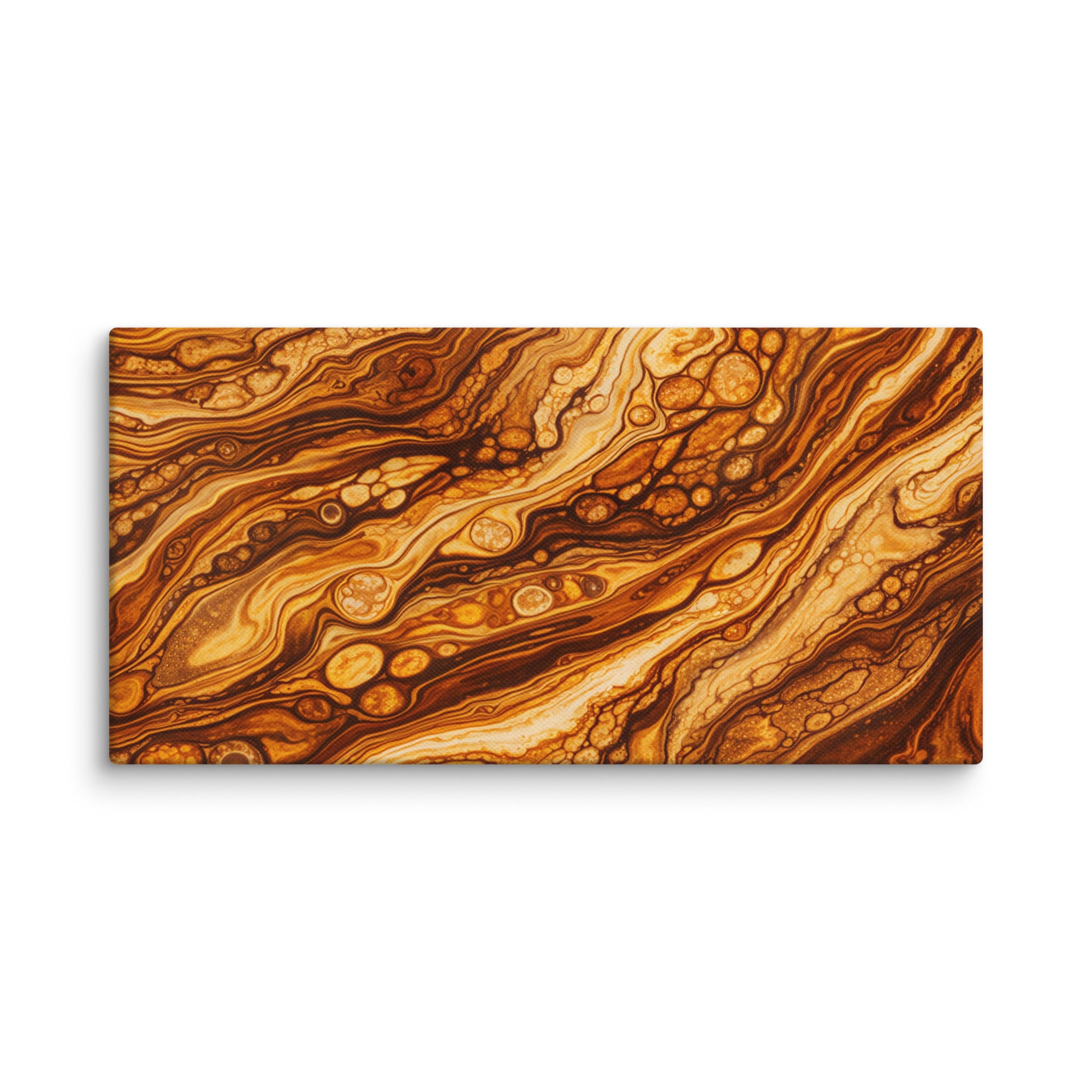 Molten Cells wall art product image as a canvas print in 11 x 14 inch universal size