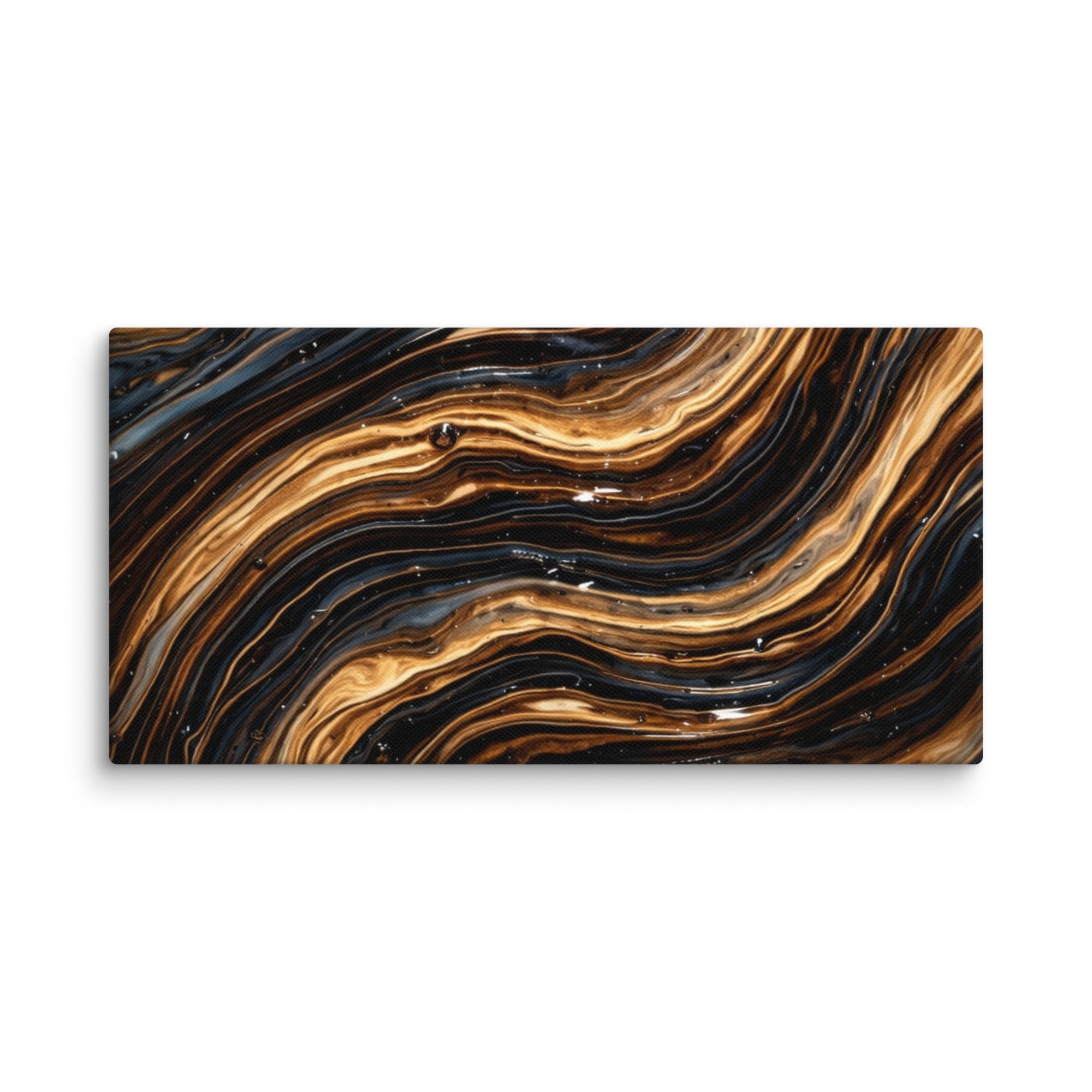 Amber wall art product image as a canvas print in 11 x 14 inch universal size