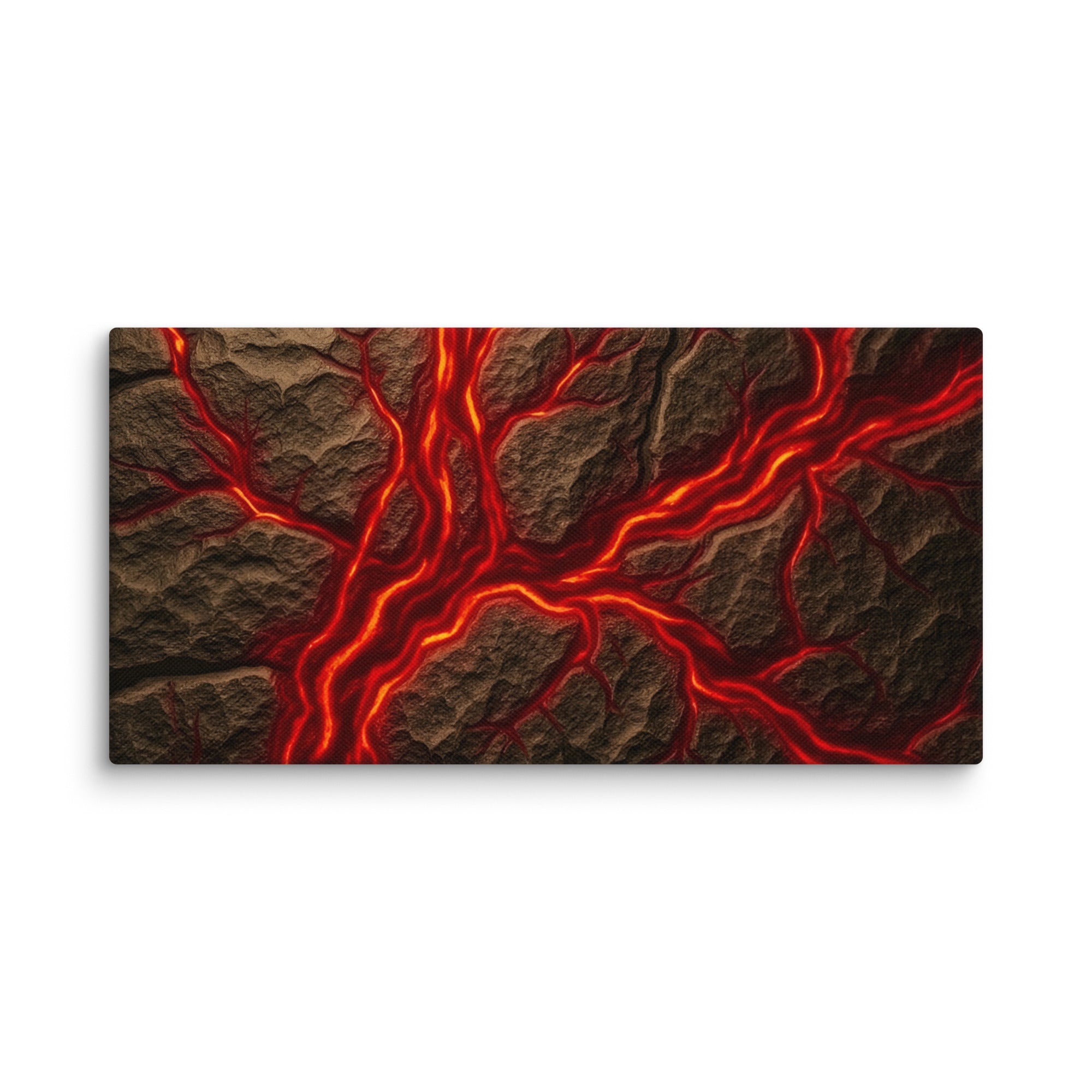 Magma wall art product image as a canvas print in 11 x 14 inch universal size